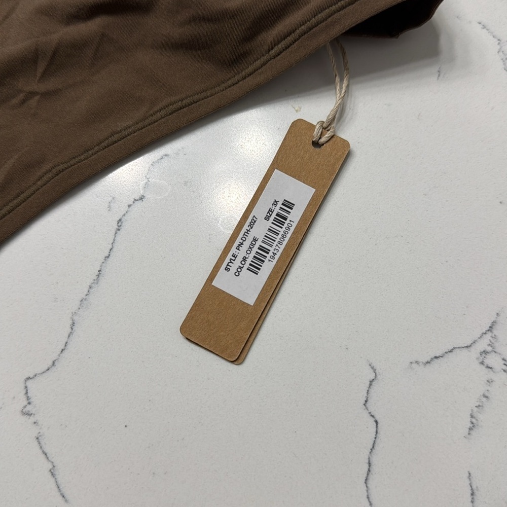 NWT SKIMS Brown Thong 3X - Picture 2 of 4